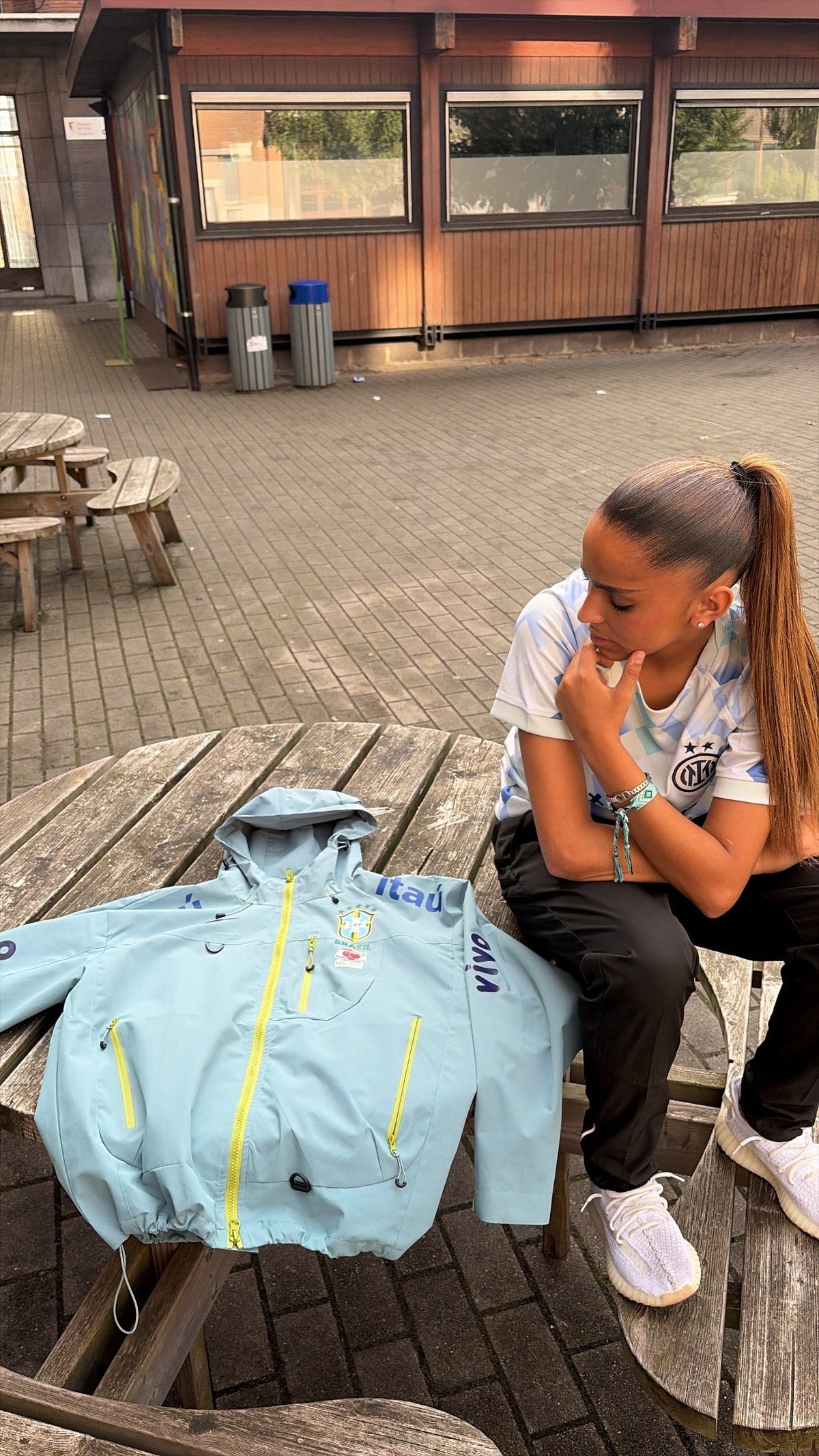 Veste Imperméable du Brésil - Bleu